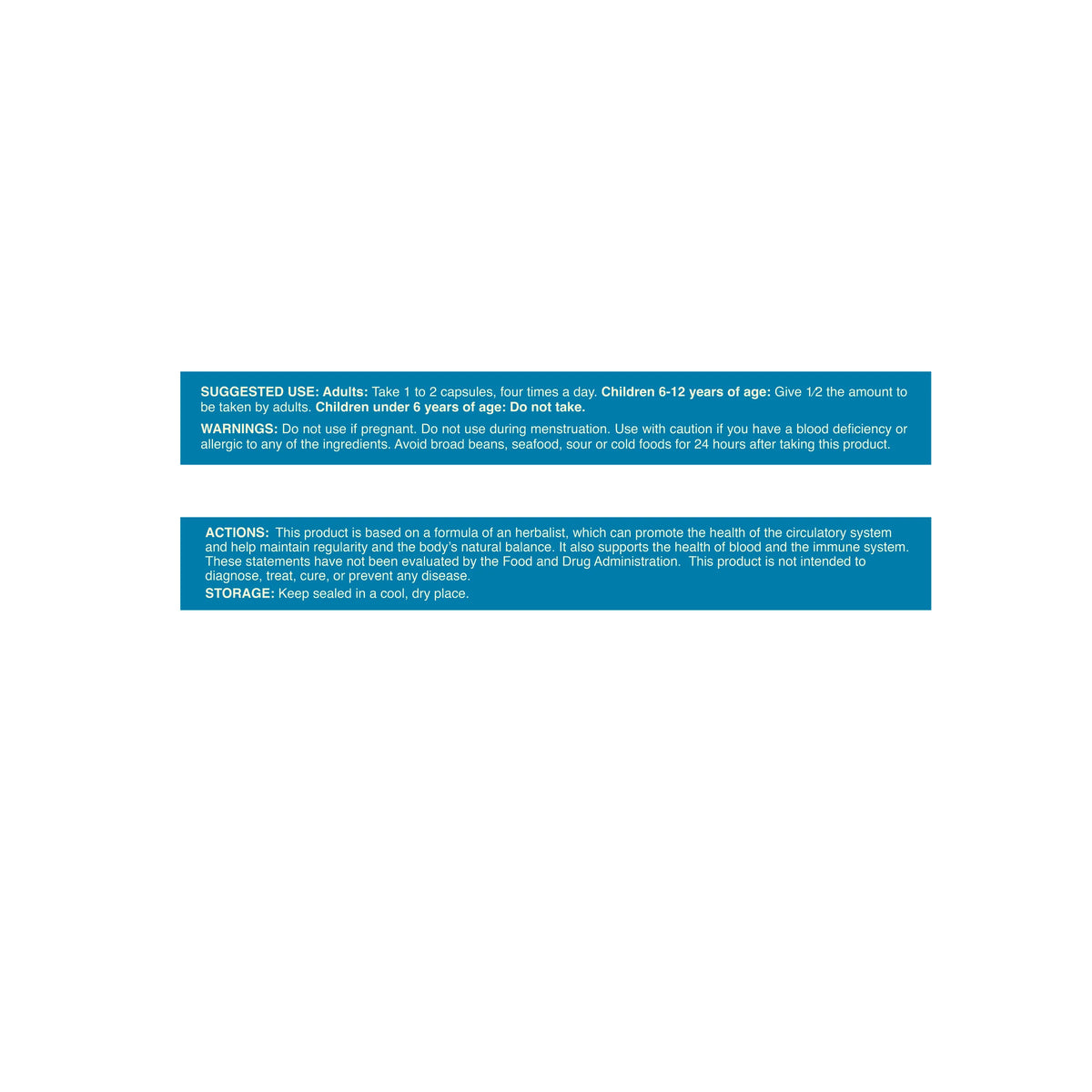 Yunnan Baiyao Capsules for Pets (BLUE BOX)